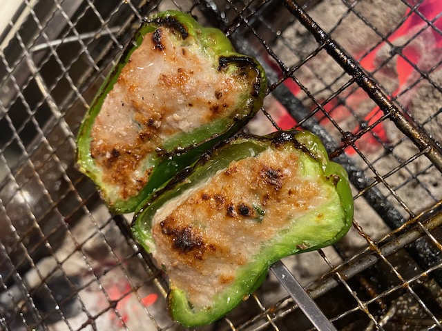 ピーマンの肉詰め