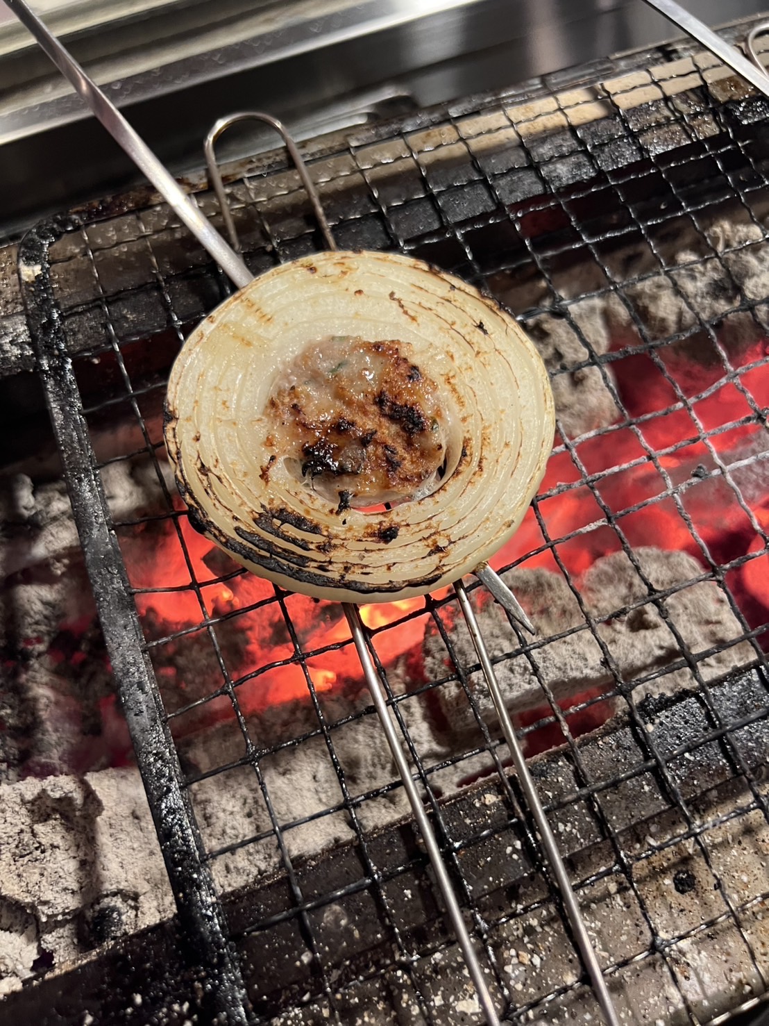 玉ねぎの肉詰め